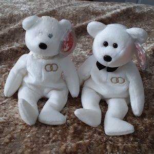 Ty beanie bridal baby set